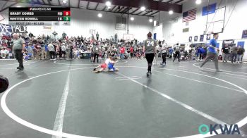 60 lbs Consi Of 8 #2 - Grady Combs, Piedmont vs Whitten Rowell, Elgin Wrestling