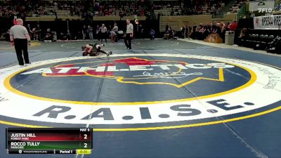 138-2A/1A Cons. Round 2 - Justin Hill, Forest Park vs Rocco Tully, Parkside