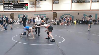 84 lbs 1st Place Match - Caleb Swain, McDonald Wrestling Academy vs Sam Forman, Team Tugman