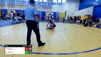 190 lbs Round 6 (8 Team) - Thomas Mendez, Talon WC vs Eros Collazo, Attack WC