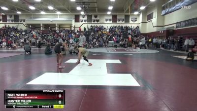 94-101A 1st Place Match - Hunter Miller, Waverly-Shell Rock vs Nate Weber, West Delaware, Manchester