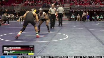 3A-170 lbs Champ. Round 2 - Demaris Henderson, Waterloo East vs Brent Slade, Southeast Polk