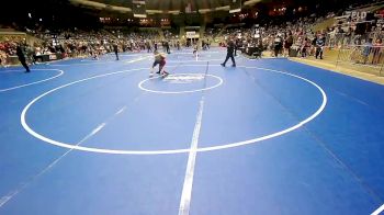 80 lbs Consi Of 8 #2 - Ledger Dukes, Jenks Trojan Wrestling Club vs Kyran Anderson, Fort Gibson Youth Wrestling