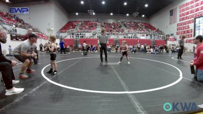 49 lbs Rr Rnd 2 - Brylen Buckner, Weatherford Youth Wrestling vs Caleb Wade, Blanchard Youth Wrestling Club