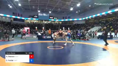 86 kg Consolation - Nick Reenan, Wolfpack Wrestling Club vs Drew Foster, Panther Wrestling Club RTC