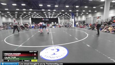 285 lbs Semifinal - Caleb Tyler, Mason-Dixon Mat Hawgs vs Preston Wagner, MWC Wrestling Academy