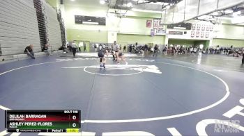 100 lbs Quarterfinal - Delilah Barragan, BIRMINGHAM vs Ashley Perez-Flores, MACES