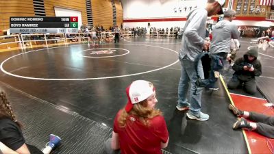 115B Semifinal - Dominic Romero, Thermopolis Middle School vs Boyd Ramirez, Lander Middle School