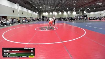 165C Quarterfinal - Maddoc Johnson, Rockwall vs Nate Lawhon, Smithville