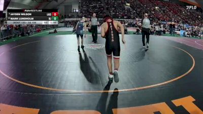 3A 106 lbs Cons. Round 1 - Mark Lundholm, West Jefferson vs Jayden Wilson, Lakeside