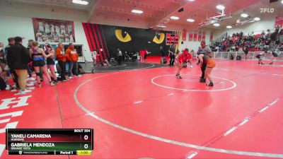 135 lbs Cons. Round 2 - Yaneli Camarena, Hueneme vs Gabriela Mendoza, Orange Vista