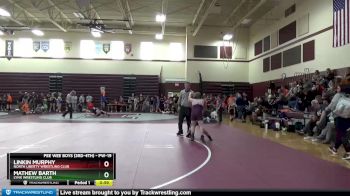 PW-19 lbs Round 5 - Mathew Barth, Lynx Wrestling Club vs Linkin Murphy, North Liberty Wrestling Club