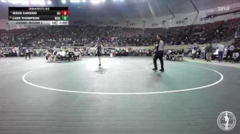B5A-106 lbs Champ. Round 1 - Jesus Cansino, Santa Fe South vs Case Thompson, McAlester