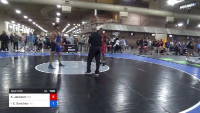92 kg Rnd Of 32 - Kaleb Jackson, New Jersey vs Esteban Sanchez, California