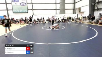 135 lbs Rr Rnd 4 - Brooklyn Pickett, Vougar's Honors Wrestling vs Luke Knox, Steller Trained Fett