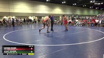 220 lbs Round 1 (6 Team) - Wyatt Mcafee, Adams Central Jets vs Hayden McGee, Oak Harbor Rockets