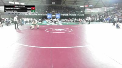 Boys 4A 113 lbs Champ. Round 2 - Martino Boprey, Kentridge vs Derek O`Dell, Richland