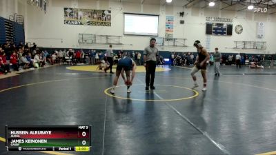 175 lbs Champ. Round 1 - James Keinonen, Canby vs Hussein Alrubaye, Aloha