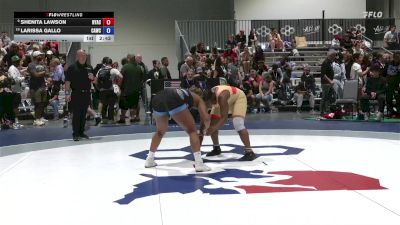 76 lbs Cons. Round 4 - Shenita Lawson, New York Athletic Club vs Larissa Gallo, Cardinal WC