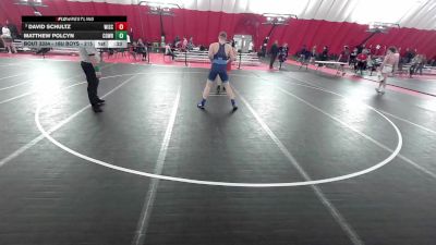 16U Boys - 215 lbs 3rd Place Match - David Schultz, Wisconsin vs Matthew Polcyn, Compound Wrestling