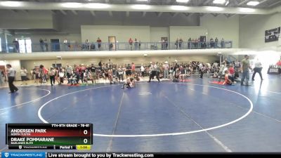 78-81 lbs Round 3 - Drake Pommarane, Badlands Elite vs Andersen Park, North Tustin