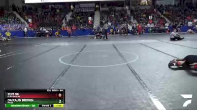 64 lbs Champ. Round 1 - Da`raun Brown, Maize vs Tom Vu, Burlington