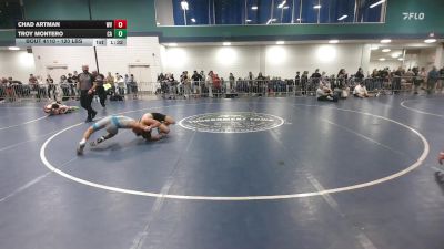 120 lbs Consi Of 128 #2 - Chad Artman, WV vs Troy Montero, CA