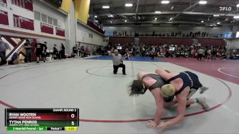 190 lbs Champ. Round 2 - Tytan Penrod, Joseph City High School vs Ryan Wooten, Desert Ridge High School