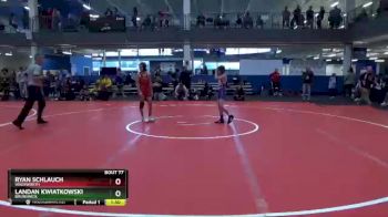 80 lbs Round 2 - Ryan Schlauch, Wadsworth vs Landan Kwiatkowski, Brunswick