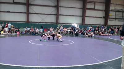 55 lbs Semifinal - Harper Wimmers, Pursuit vs Gracie Logsdon, Valkyrie Girls Wrestling