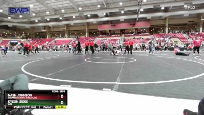 67 lbs Cons. Semi - Nash Johnson, Greater Heights Wrestling vs Kyson Sides, WTC