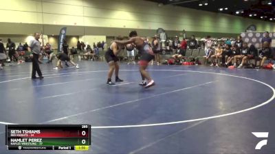 285 lbs Round 1 (16 Team) - Hamlet Perez, Naples Wrestling vs Seth Tshiams, Red Knights