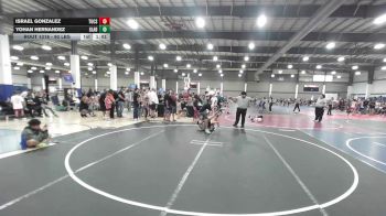 90 lbs Semifinal - Israel Gonzalez, Tucson Cyclones vs Yohan Hernandez, Gladiator Wrestling