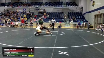 141 lbs 5th Place Match - Heard Kaleem, Limestone vs Hayden Waddell, Mount Olive