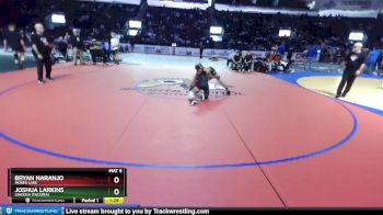 113 lbs Semifinal - Bryan Naranjo, Moses Lake vs Joshua Larkins, Lincoln (Tacoma)