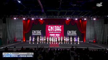 Stars Vipers - San Antonio - Fierce Boas [2025 L3 Senior Day 3] 2025 Encore Grand Nationals