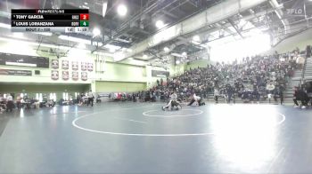 120 lbs Champ. Round 1 - Tony Garcia, GRANADA HILLS vs Louis Loranzana, DIEGO RIVERA