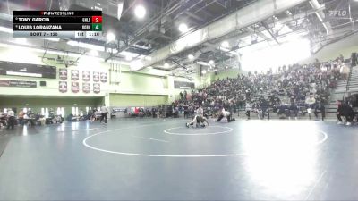 120 lbs Champ. Round 1 - Tony Garcia, GRANADA HILLS vs Louis Loranzana, DIEGO RIVERA