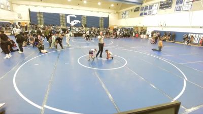 53 lbs Cons. Round 2 - Holly ONeil, Team Thunder vs Ian Gomez, Panthers Academy Of Wrestling