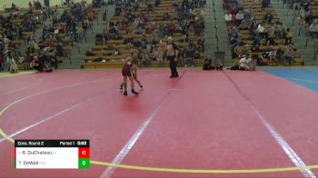 60 lbs Cons. Round 2 - Ryker DuChateau, Luxemburg Youth vs Tayden DeWall, Ironhawk Wrestling Academy