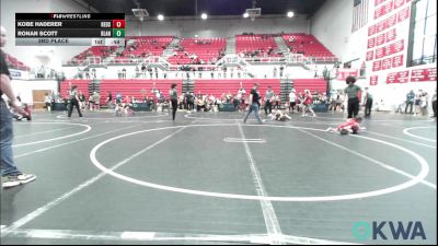 37-40 lbs 3rd Place - Kobe Haderer, Redskins Wrestling Club vs Ronan Scott, Blanchard Wrestling Club