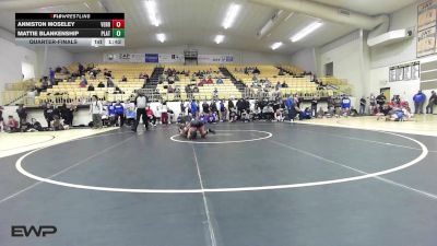 135 lbs Quarterfinal - Anniston Moseley, Verdigris HS Girls vs Mattie Blankenship, Platte County