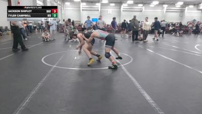 120 lbs Round 6 (10 Team) - Jackson Shipley, Team Shutt vs Tyler Campbell, New England Gold