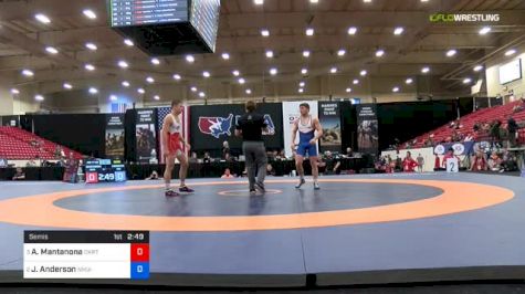 77 kg Semis - Anthony Mantanona, OklahomaRTC vs Josh Anderson, NMU-OTS