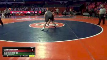 3 lbs Cons. Round 2 - Jordan Lishman, Aurora (West Aurora) vs Kaden McCombs, Plainfield (North)