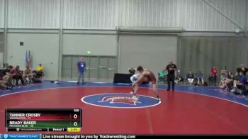 100 lbs Round 2 (8 Team) - Tanner Crosby, Washington vs Brady Baker, Michigan Blue