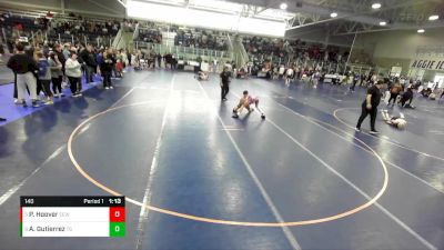 140 lbs 5th Place Match - Porter Hoover, Evanston Elite Wrestling vs Alex Gutierrez, Team Sublime