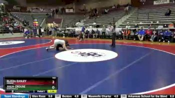 132 lbs Cons. Round 5 - Elizza Easley, Rogers vs Julia Crouse, Bentonville