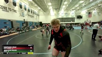 120 lbs Round 1 (3 Team) - Santiago Cruz, Rock Springs vs Breckan Palko, Mead