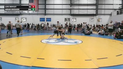 106 lbs Placement (4 Team) - Abram Whitaker, DARKHORSE vs Luke Bentley, BELIEVE TO ACHEIVE